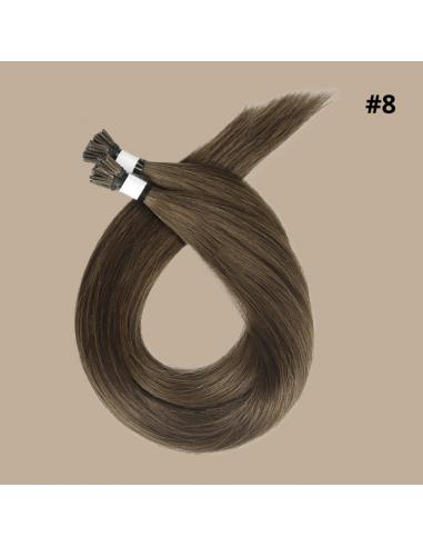 50 Keratin Extensions Rett Premium med I-spiss 8 pas cher