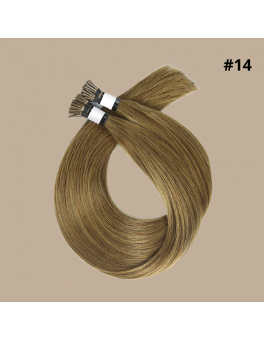 50 Premium Keratin Extensions Rett med I-Tip 14 2023