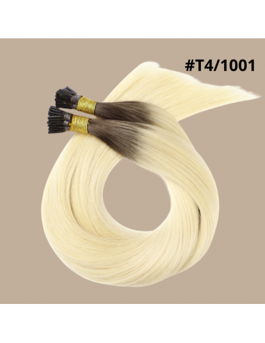 50 Premium Keratin Extensions Rett med I-Tip T4/1001 l'achat 