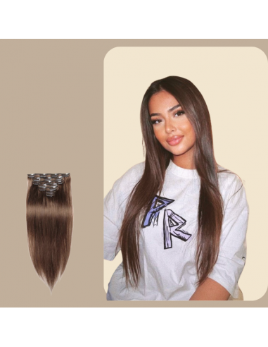 Stiff Clip Extensions Hasselnöt Comparez plus de prix