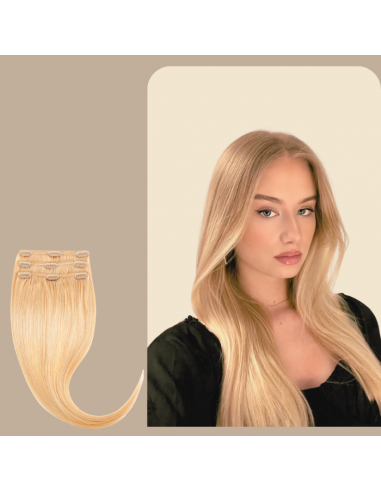 Blond Stiff Clip Extensions une grave pollution 