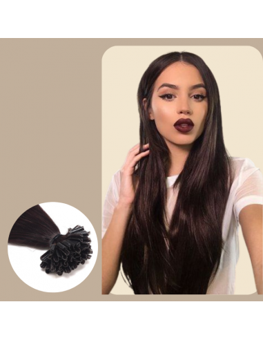 100 RAIDE Dark Brown Keratin Extensions l'achat 