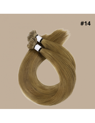 100 Keratin Extensions Rakt Premium Med Platt Spets 14 en ligne des produits 