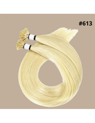 100 Keratin Extensions Rett Premium Med Flat Topp 613 le concept de la Pate a emporter 